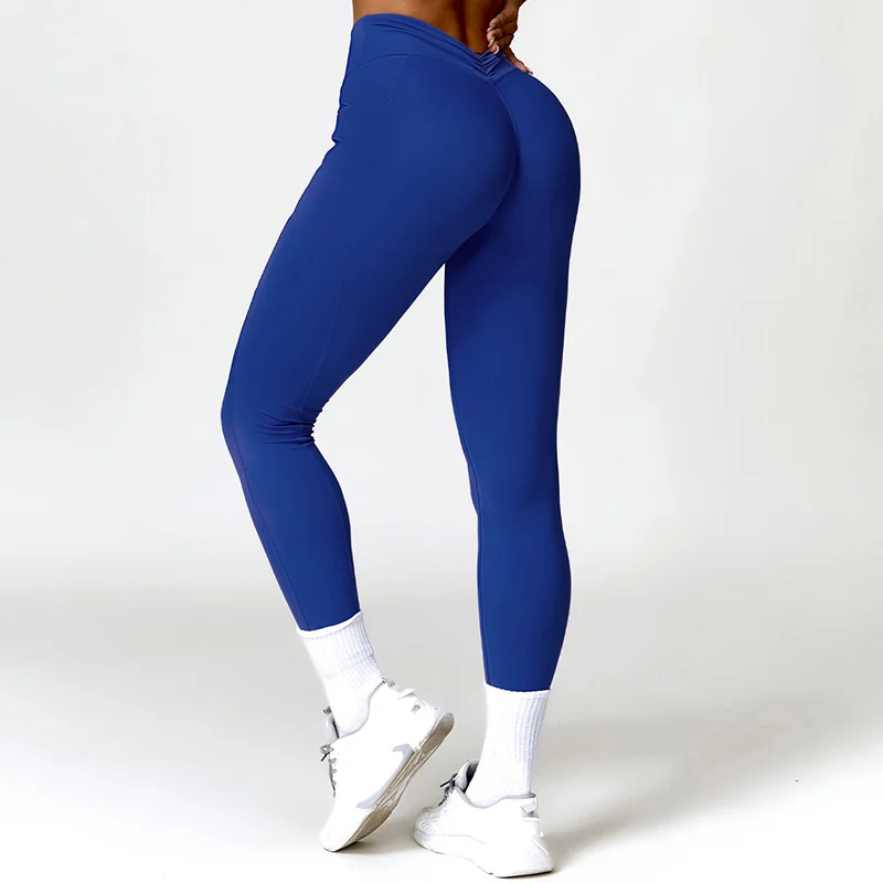 Legginsy Fitness z wysokim stanem na brzuch legginsy sportowe ubrania sportowe rozciągliwe sportowe bezszwowe spodnie