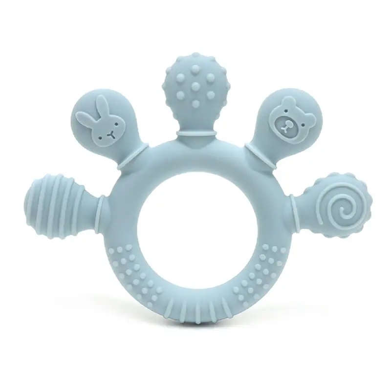 erduo Silicone Baby teether anxiety teething toys 0 12 months chew beads sensory gum relief soother - Image 7