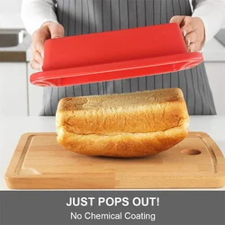 1/2pcs Rectangular Square Silicone Pans Bread Cake Deep Baking Dish Angel Food Cheesecake Mold Brownie Mould Loaf Baking Tools