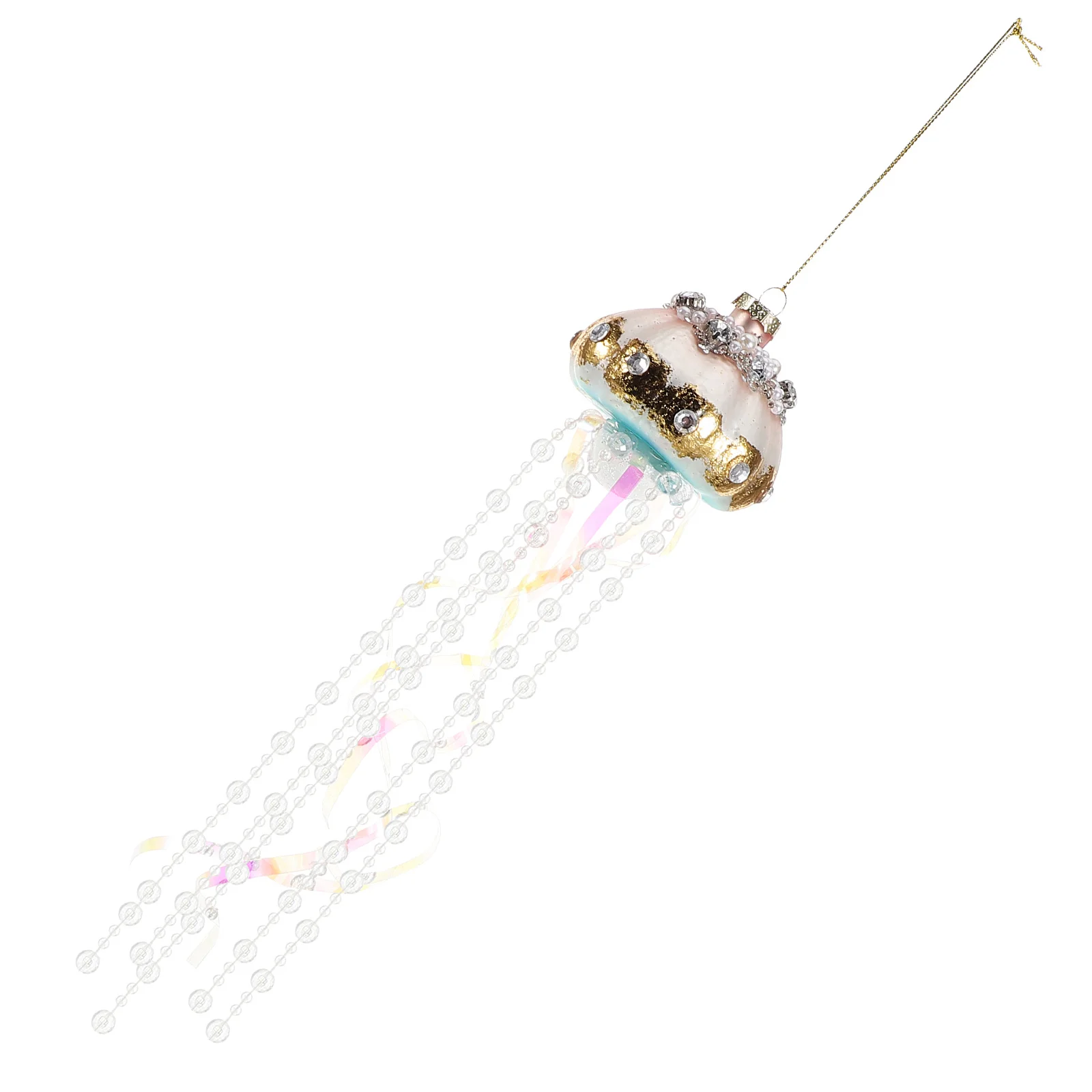 

Birthday Pendant Glass Jellyfish Ornament Decoration Decorative Hanging Ornaments Decorations Glowing Lantern