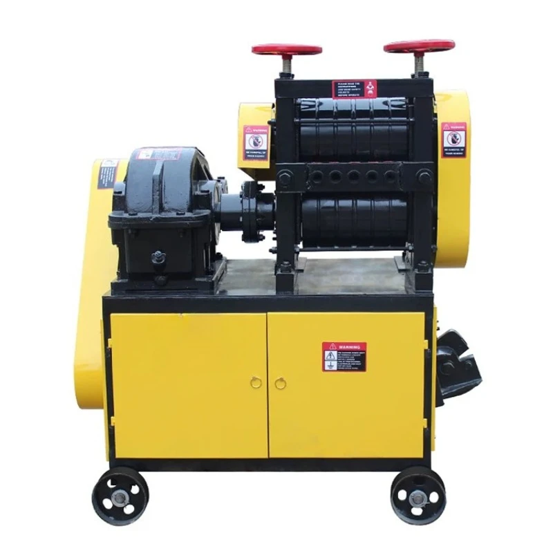 

Scrap rebar straightening machine, Type 6-14 rebar short material head refurbished secondary processing straightening machine