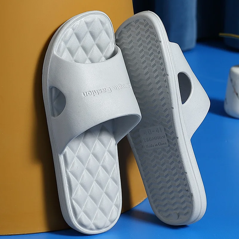 

Big Size 36-49 Men Slippers Light Soft Slides Women Bathroom Slipper Beach Summer Sandals Couples Casual Flip Flop Shower Shoes