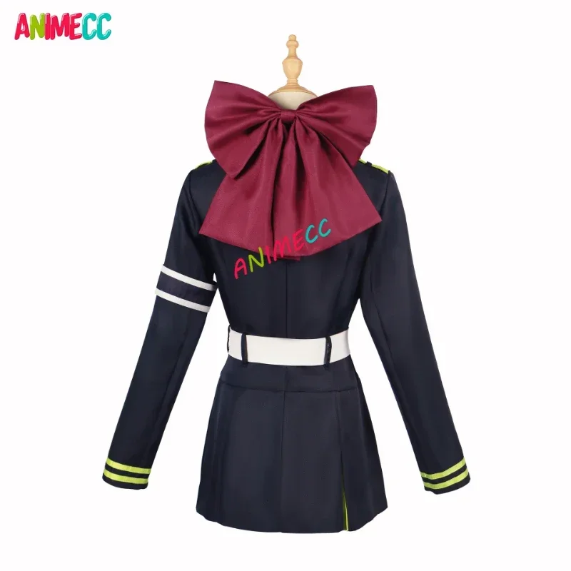 ANIMECC-Peluca de disfraz de Anime para mujer, Cosplay de Hiiragi Shinoa, Seraph of The End Owari No Seraph, fiesta de Halloween