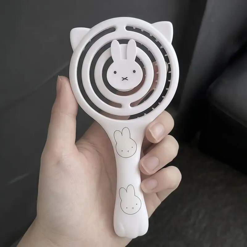 Cartoon Version of Miffy Comb Japanese Anime Compact Student Portable Pocket Fashion Rabbit Makeup Mirror Friend's Holiday Gift