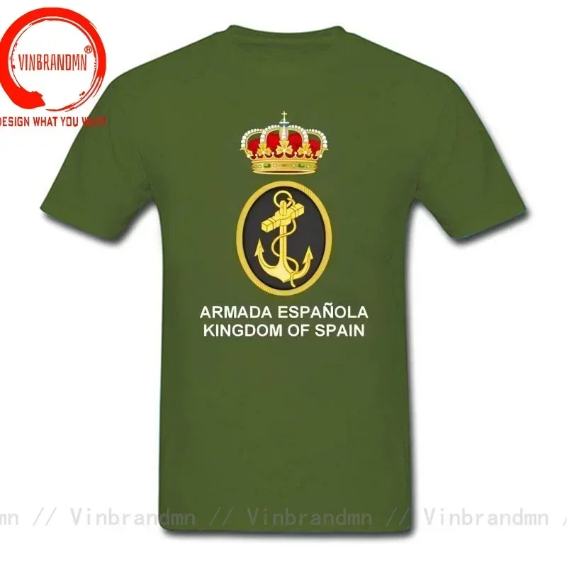 France Marines Kingdom of Spain Espana ESP Spanish Spaniard Country Short Sleeve Tops T Shirt Mens Military Tactical Army TShirt