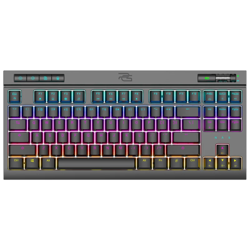 

YYHC-Mechanical keyboard Gaming Side keyboard 87 keys LED backlit universal desktops and laptops