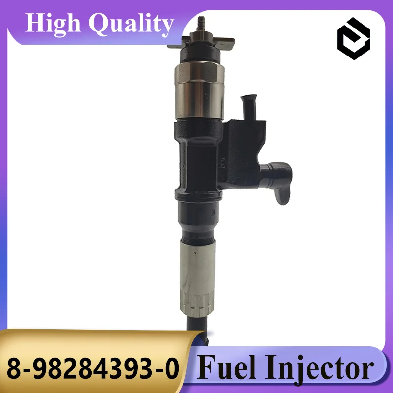 8-98284393-0 Fuel Injector 8982843930 for Isuzu 4HK1 Engine Hitachi ZX200-3 ZX240-3 Excavator Parts