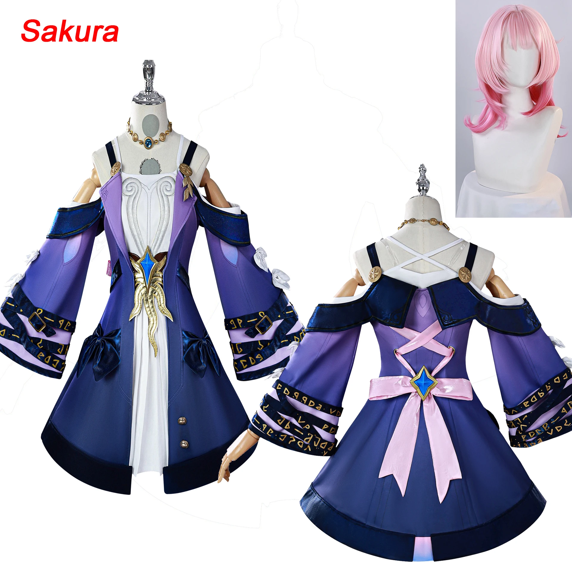 

Cyrene Cosplay Costume Wigs Woman Cyrene Dress Uniform Set Halloween Carnival Party Play Role Outfit for Women