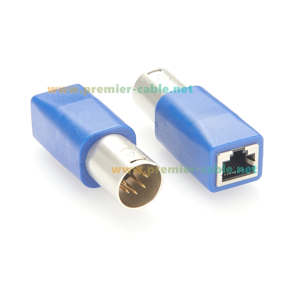 5Pin XLR DMX إلى RJ45 أنثى CAT5e موصل RJ45 إيثرنت إلى 5Pin XLR محول الصوت لخلاطات مكبرات الصوت في استوديو تسجيل المرحلة