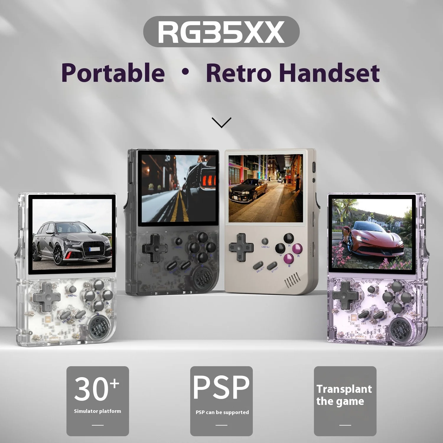 2024 Cross border New RG35XX+Open Source Handheld Gaming Machine 3.5-inch Retro Mini PSP Arcade Cross-border Handheld Gaming