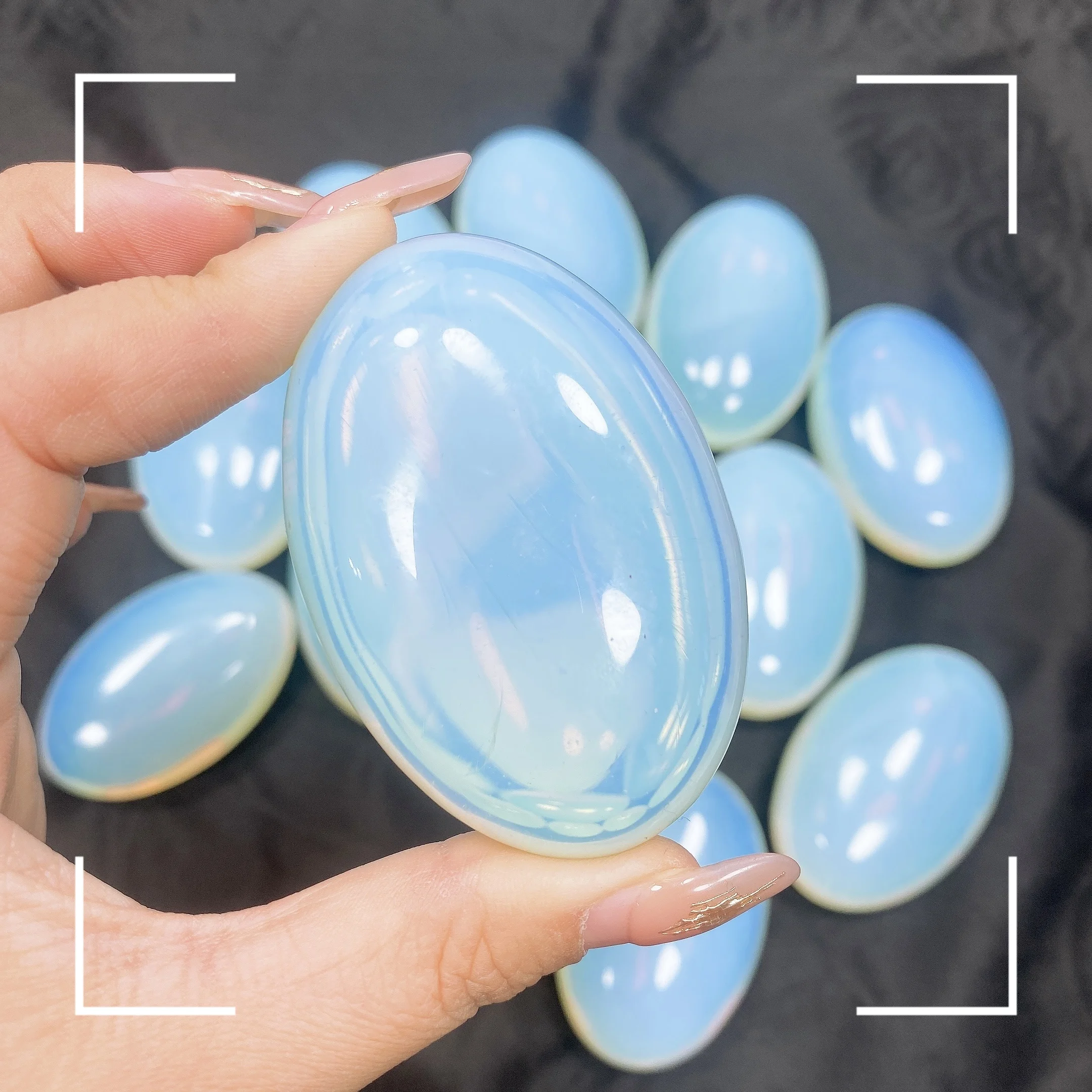 Opalite Crystal Ornaments Irregular Crystal Polished Healing Natural Stone Mineral DIY Jewelry Fish Tank Garden Home Decor Craft