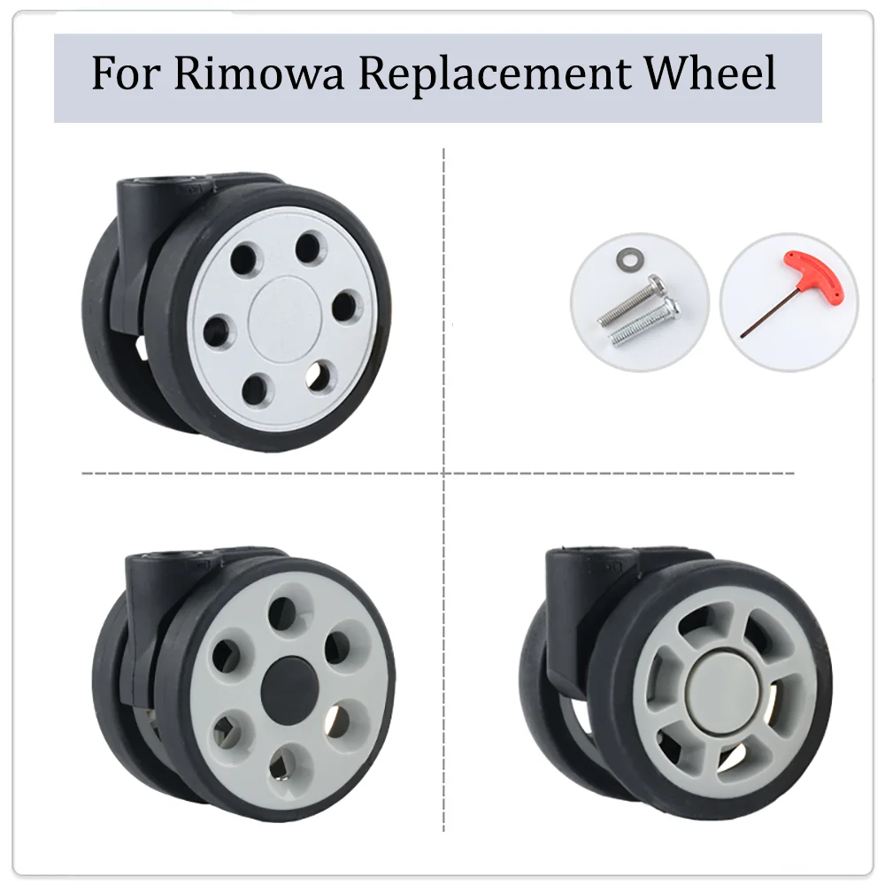 Adatto per ruote Rimowa Universal Silent Universal Wheel Trolley valigia puleggia accessori riparazione Password Box Roller Parts