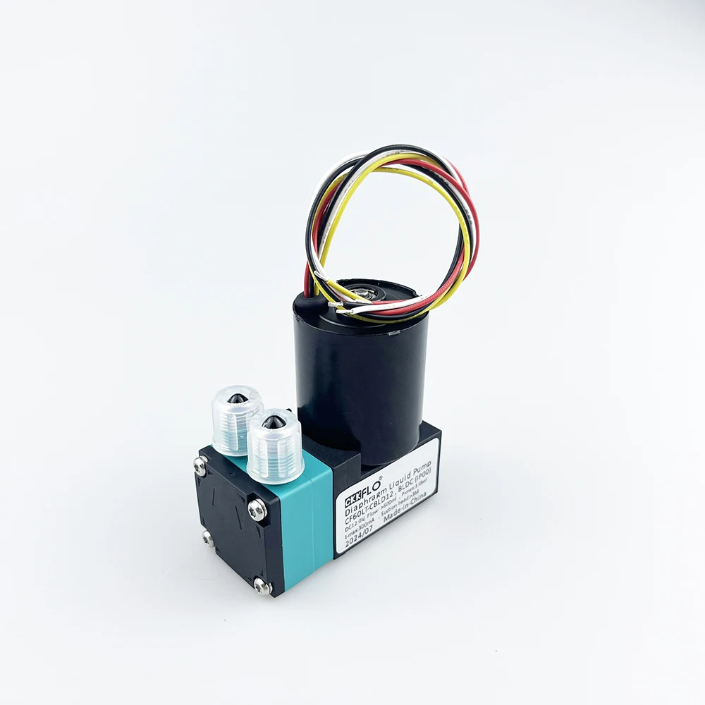 Pompe à liquide à Micro diaphragme haut de gamme CF60L CKKFLO 2024, DC12V 24V, utilisation chimique personnalisée, alimentation en usine, moteur Direct en chine