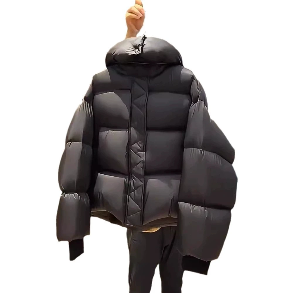 

Winter Fashion Short Padding Jacket Women Down Cotton Coat Hooded Classic Solid Parkas Bread Top Casual Sweet All-Match Outwear