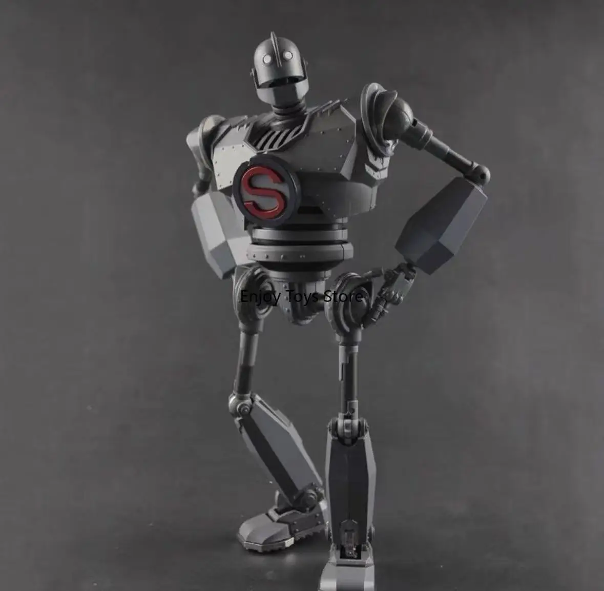 متوفر في المخزون، عملاق فولاذي، روبوت فائق الحركة مصنوع من خليط معدني، ارتفاع الإنسان 30 سم #2