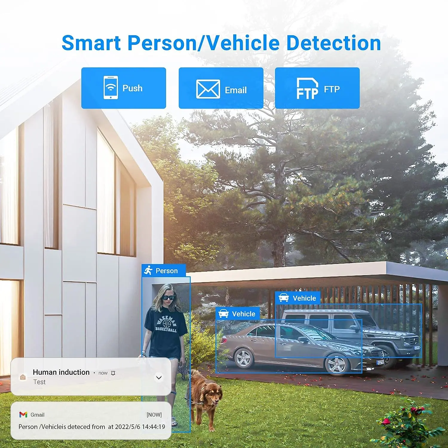 Hikvision Compatible 4K 8MP POE PTZ 18X Optical Zoom Camera IP66 Built-in Mic  Auto Track Outdoor Shutter Video Surveillance