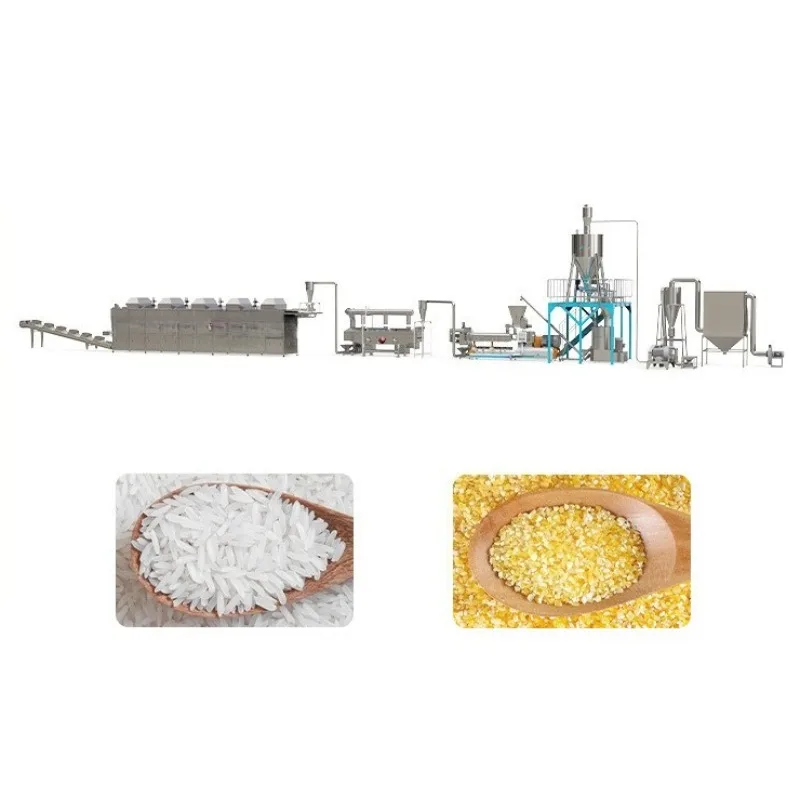 Processing machine, grain popcorn production line