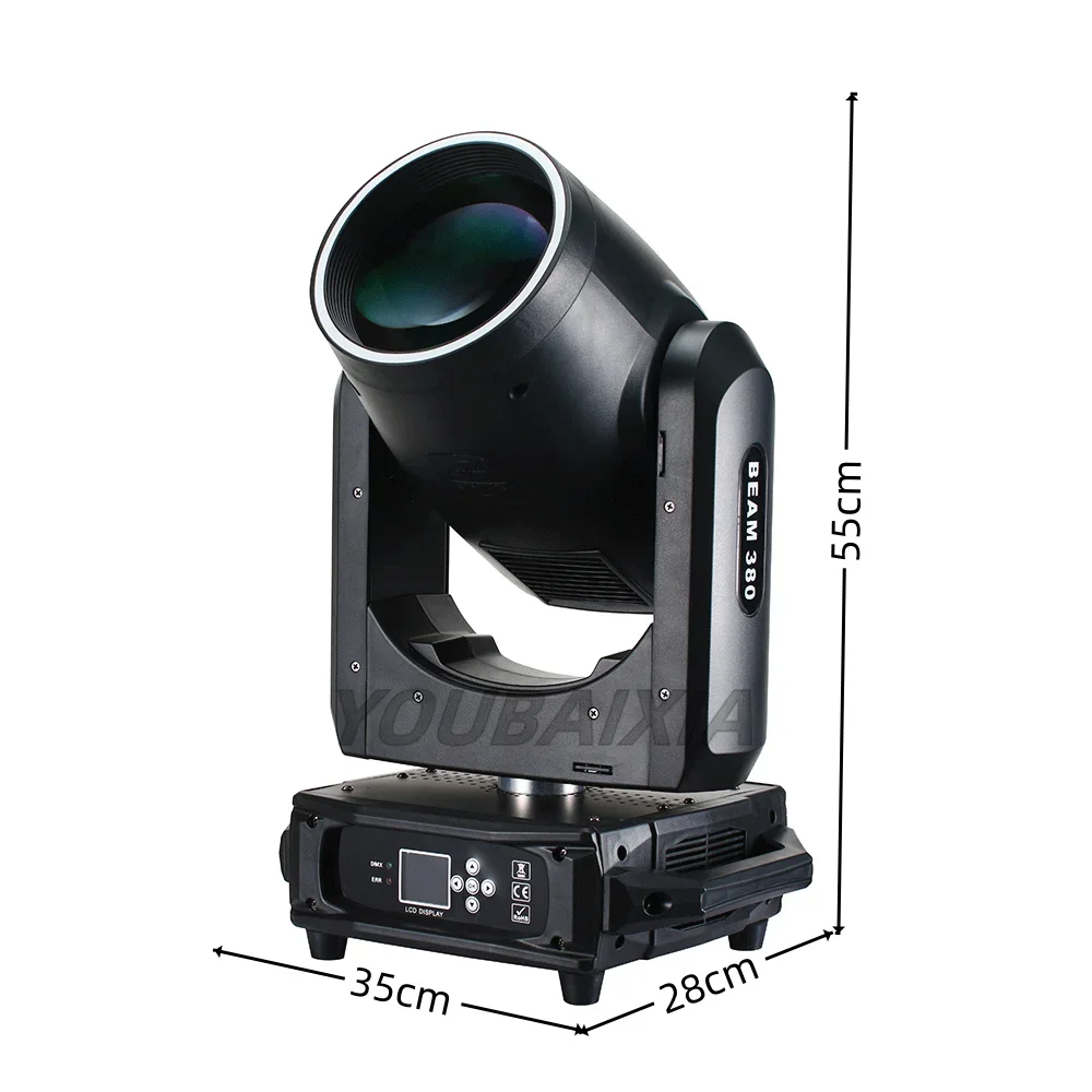 2PCS 380W Leier 20R Moving Head Strahl DMX Bühne Lichter Rotierenden Prisma Gobos Und Farben Frost wirkung Für Beruf DJ Disco Zeigen – Detail 1
