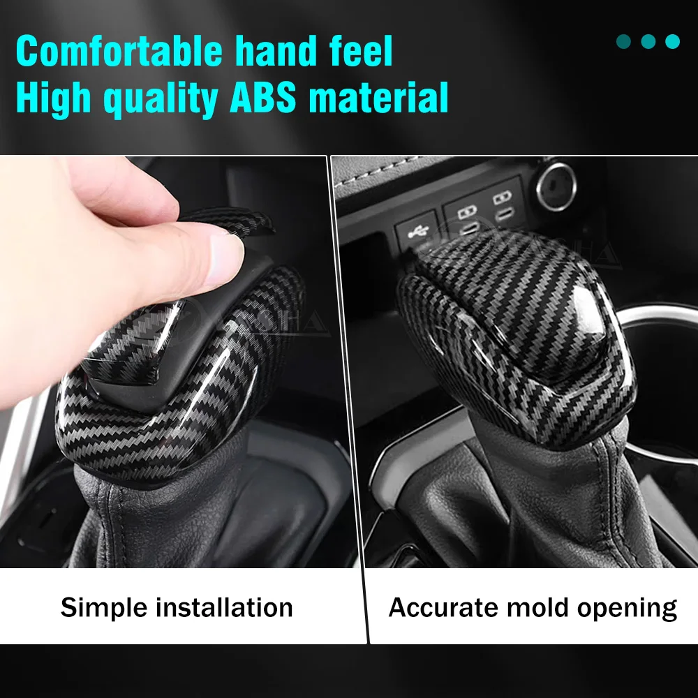 For Toyota RAV4 2019 2020 2021 2022 2023 2024 RAV 4 XA50 Hybrid Accessories Car Gear Shift Knob Gear Head Cover Trim