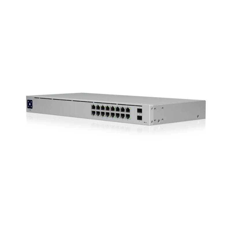 

UBIQUITI USW-16-POE POE Switch Layer 2, PoE Switch With 16 GbE RJ45 Ports, Including 8 PoE+ Ports, And 2 1G SFP Ports