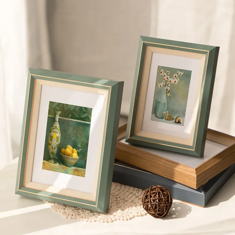 Simple literary creative photo frame 5 inch 6 inch 7 inch 8 inch 10 inch A4 wedding photo couple photo frame wall setting
