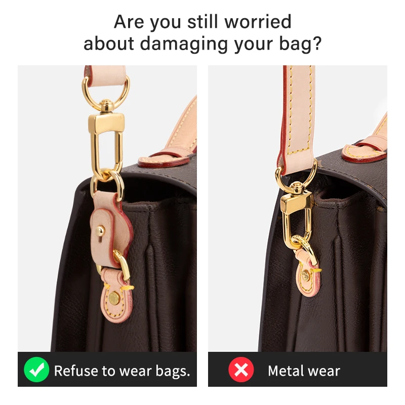 CRAZYSMITH Bag Strap Transformation for LV Metis Punch-Free Handbag Strap Hardware Protection Anti-wear Buckle Bag Accessories