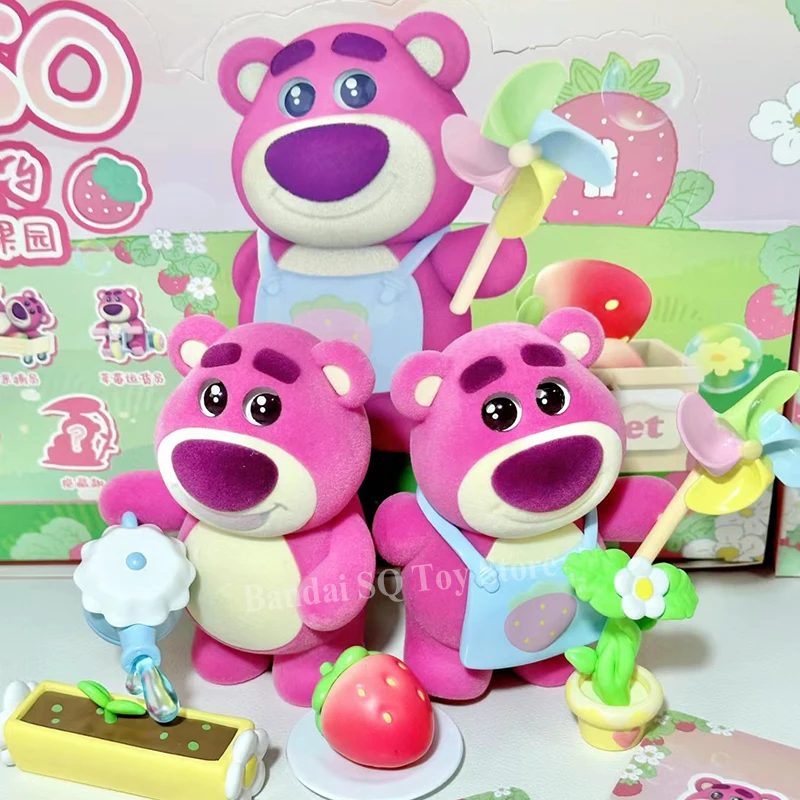 Kawaii Disney Lotso Blind Box Strawberry Orchard Series Mysterious Surprise Box Figure Anime Model Doll Cartoon Toy Kids Gift