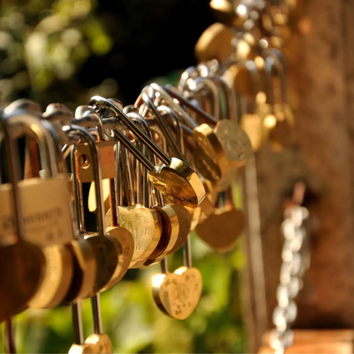 40Mm Concentric Wish Lock Heart Love Lock for Couples Eternal Promise Symbol High Gloss Solid Copper Romantic Gift Wedding