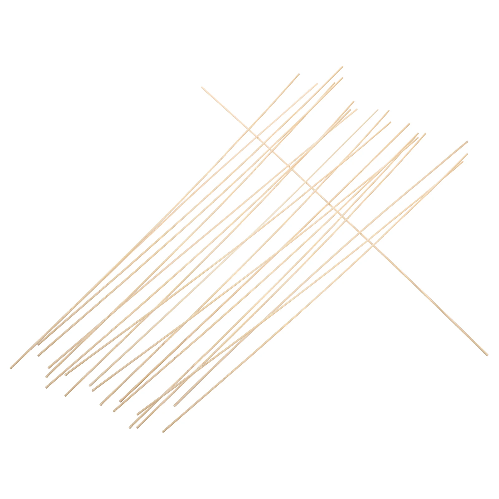 20 Stuks Maken Bamboe Strips Met Vliegers Houten Staven Voor Ambachten Vogelkooi Frame Stokken Dunne Deuvel Kind Deuven