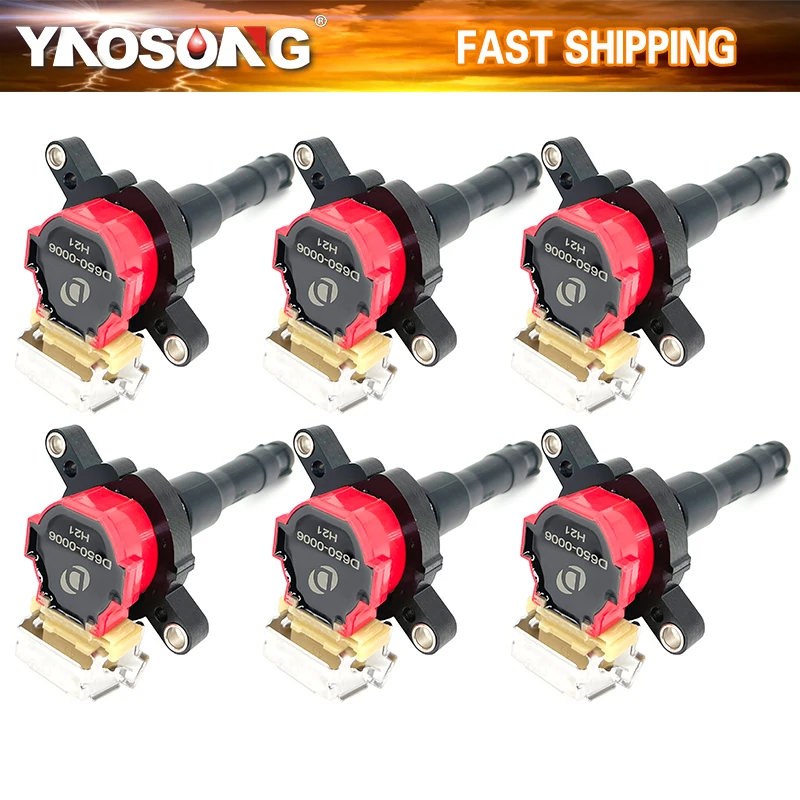 

IGNITION COIL PACK fit BMW M52 E36 E46 E39 X5 M3 M5 Z3 Z8 325i 330i 330xi 328i 525i 530i 528i 3.2L 2.5 2.8 2.3L 3.0 L6