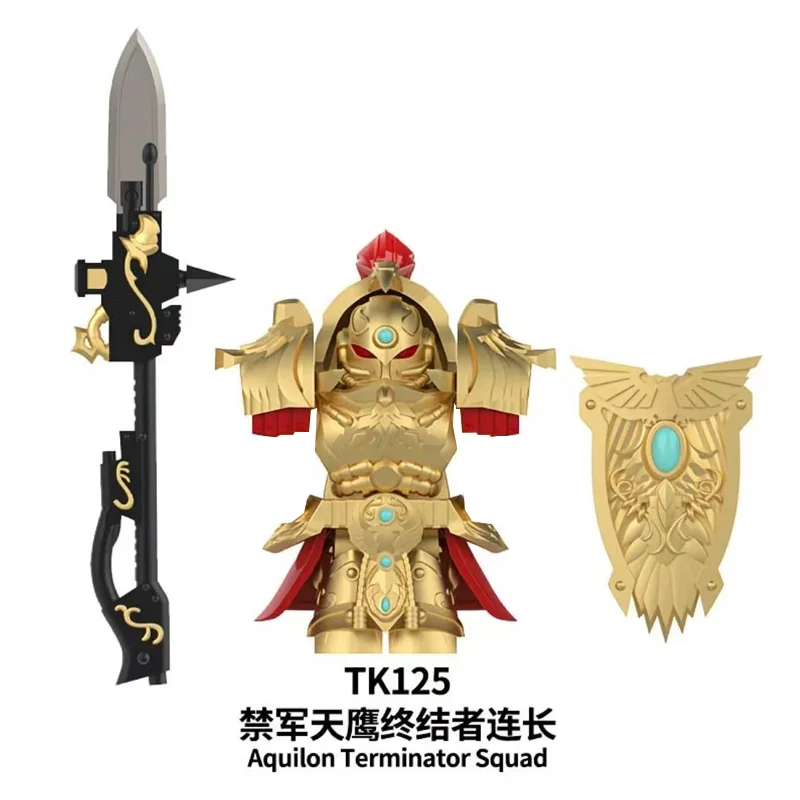 Hot Toys Serienmodell, zusammengebauter Baustein-Bausatz, Empire Fist Space Wolf Holy Blood Angel Actionfigur, Spielzeuggeschenk