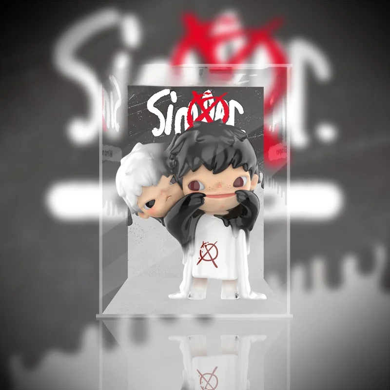 

Dust-Free Display Case for Figurines And Collectibles Wild Hirono Simper Smiling Bubble Storage Box for Anime And Gng