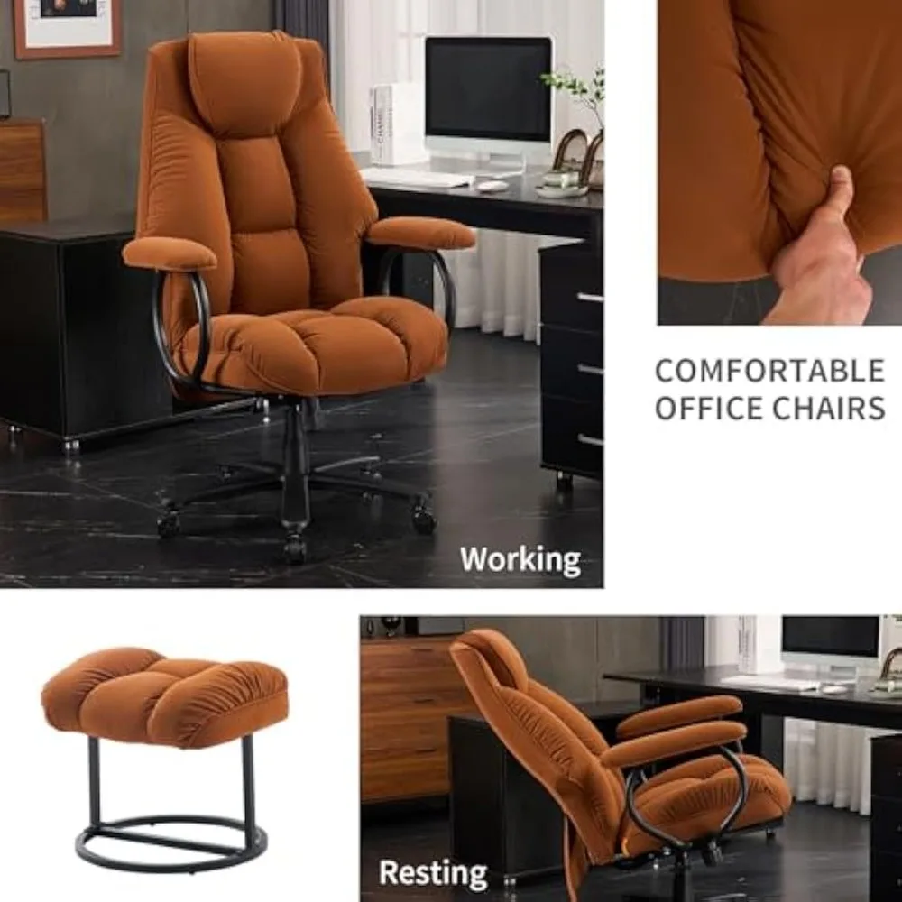 47 Home Office Desks, Executive Desk, Farmhouse Computer Desk with Drawers and Charging Station, File Drawer, Storage Cabinet, R