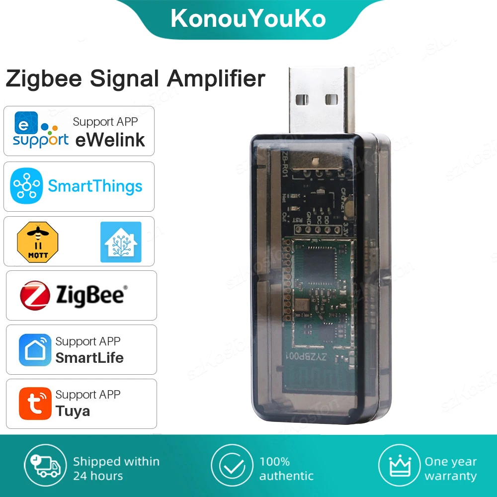 Per eWeLink APP ZigBee 3.0 ripetitore di segnale USB Extender per Tuya Home Assistant zigbe2mqtt Tasmota SmartThings amplificatore di segnale