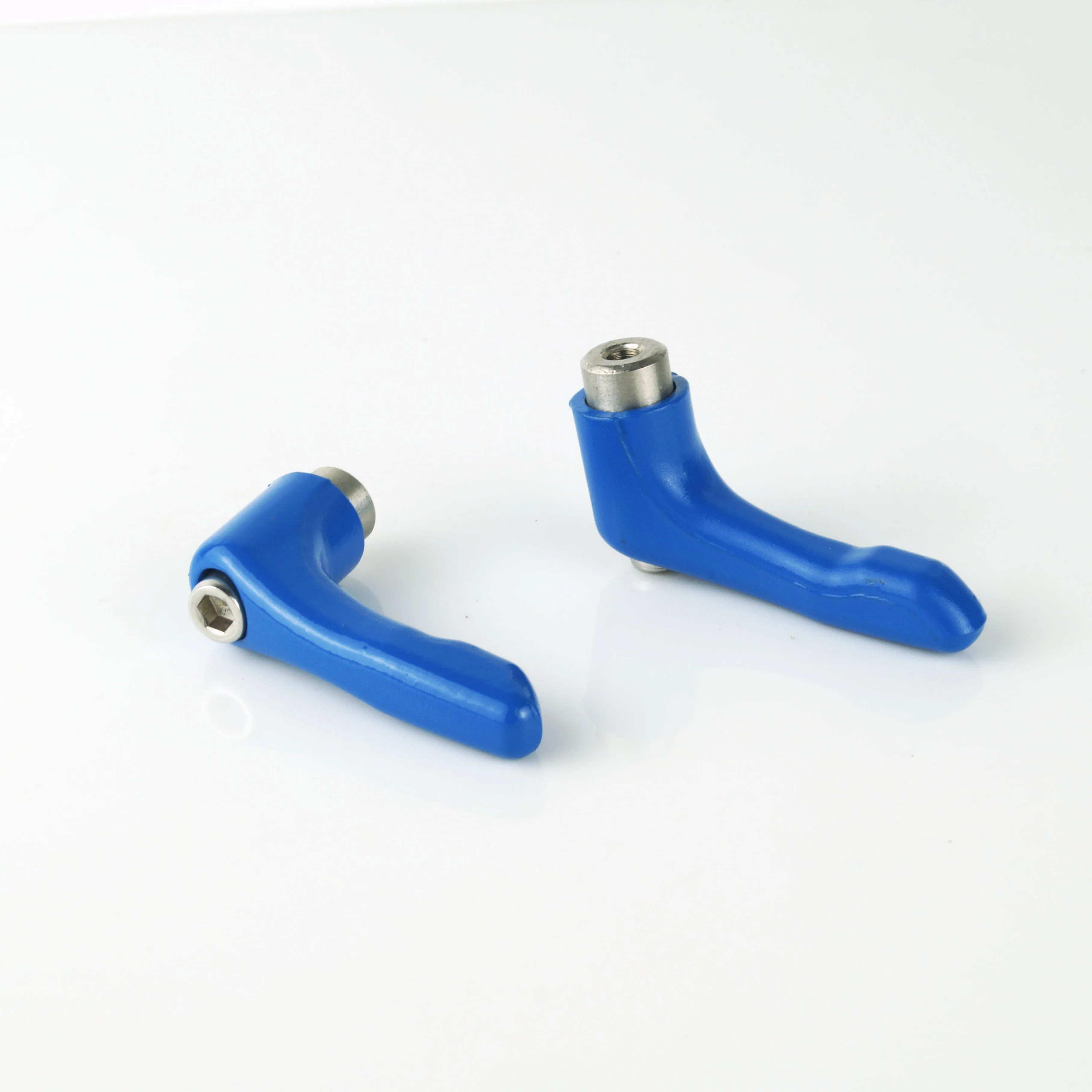 M4 M5 M6 Stainless Steel female Adjustable handle clamping lever arms tension levers blue color