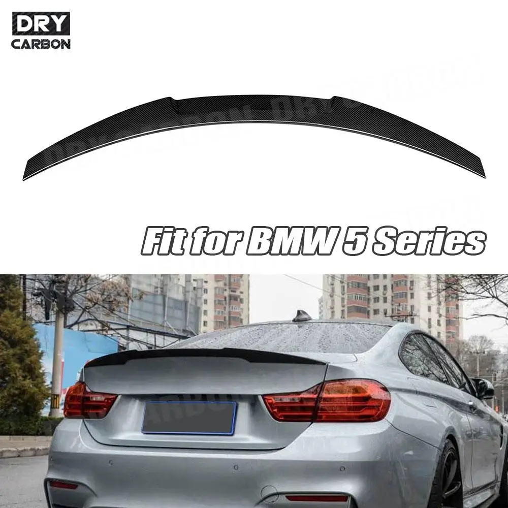 

Car Rear Spoiler for BMW 5 Series G30 F90 M5 530i 540i G31 Sedan 2017- 2019 Dry Carbon Fiber Duckbill Rear Trunk Wing Spoiler