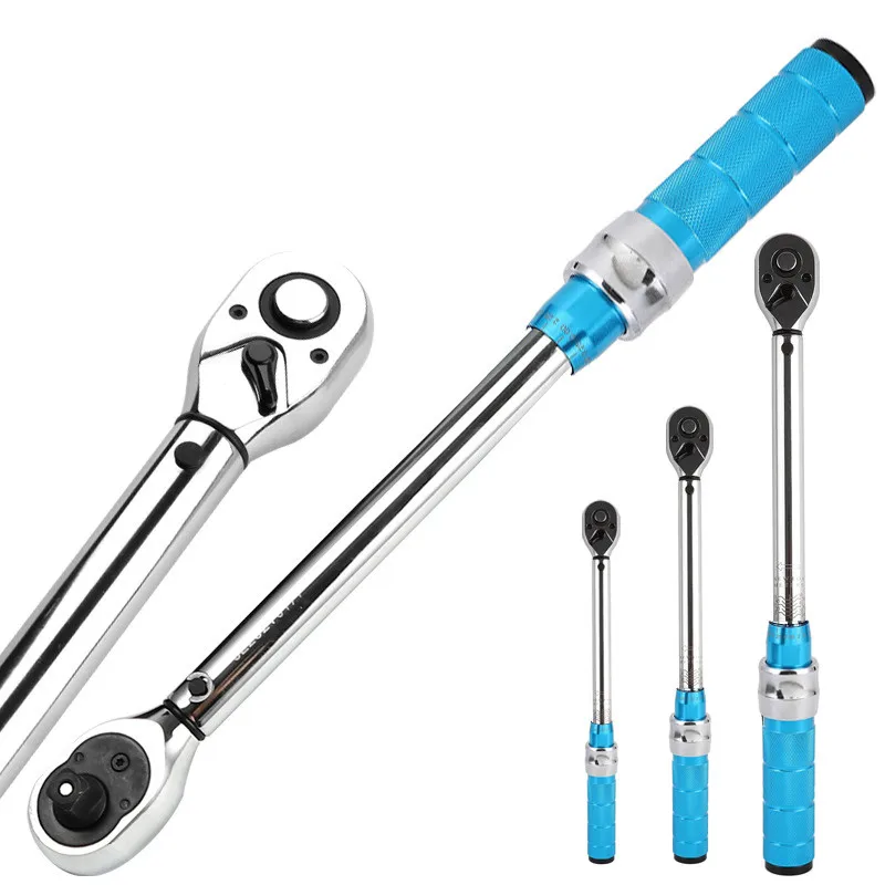 

3% High-preicsion Torque Wrench 1/4 3/8 1/2 Inch Square Drive 5-210N.m Torque Key Ratchet Two-Way Spanner Car Bike Repair Tools