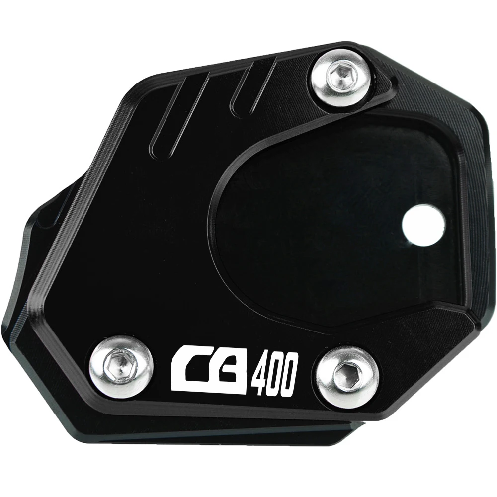 CB 400 Motorcycles Accessories Foot Side Stand Enlarger Plate Pad Kickstand Extension For Honda CB400 cb400 2002 2015 2014 2013