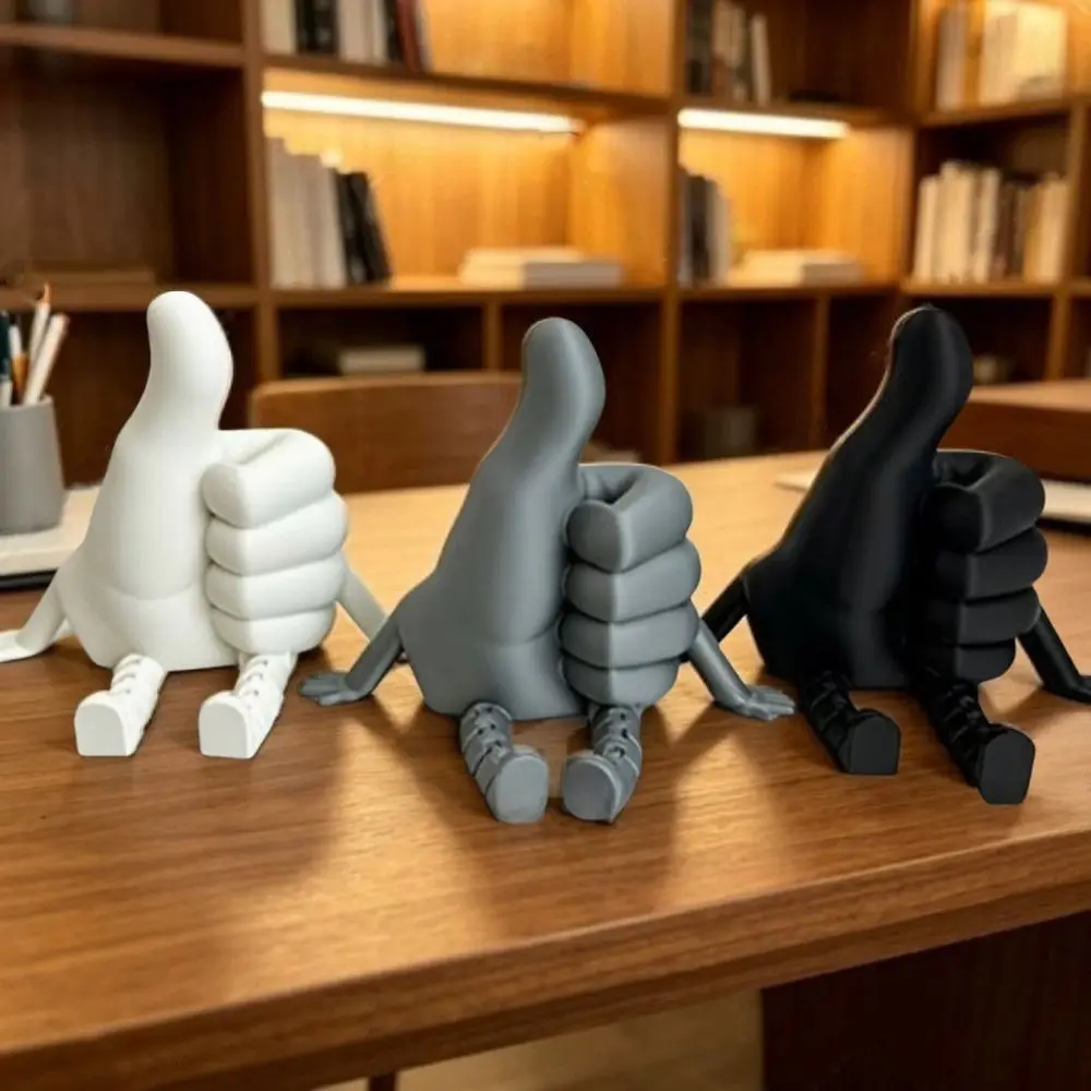 Ornements de bureau imprimés en 3D, statue créative en forme de mains ajustable, membres mobiles, figurine amusante pour encourager, cadeau