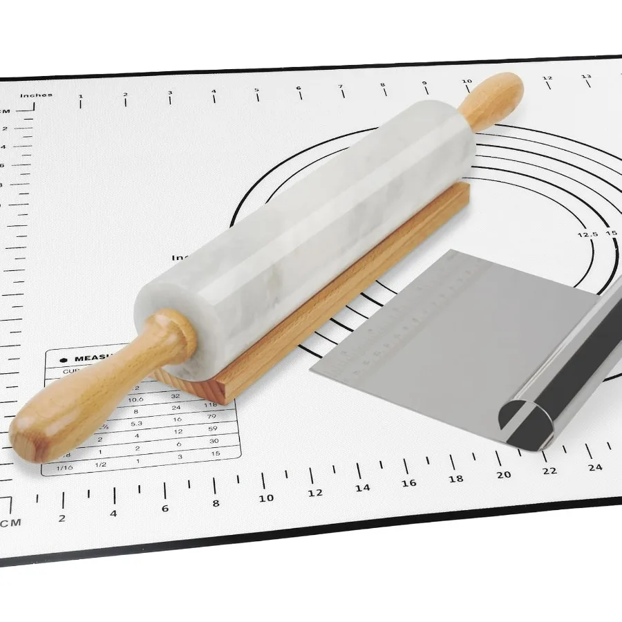 

Скалка из африканского натурального мрамора, антипригарный полированный валик для теста, макароны, пельмени, помадка, корка пирога, хлеб, тесто для пиццы, ки