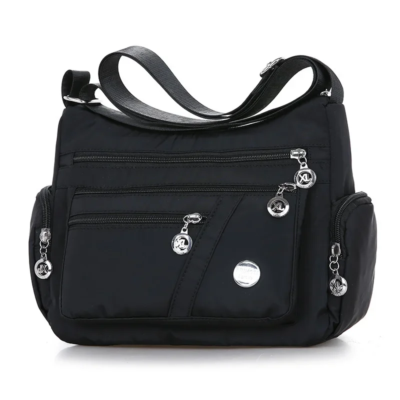 Oxford Waterproof Shoulder Bag Women Casual Crossbody Bag Multifunction Shopping Handbag Large Capacity Messenger Bag