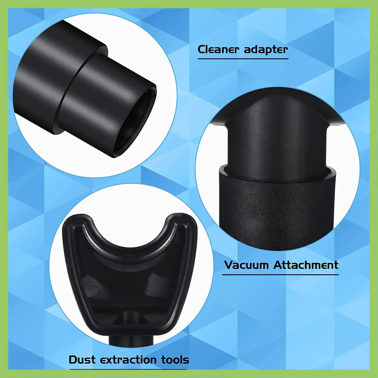 

ABJT-4Pc Dust Collectors Dust Suction Dust Extraction Tool Remove Debris Tool Hole Saw Dust Catcher Drill Hole Woodworking