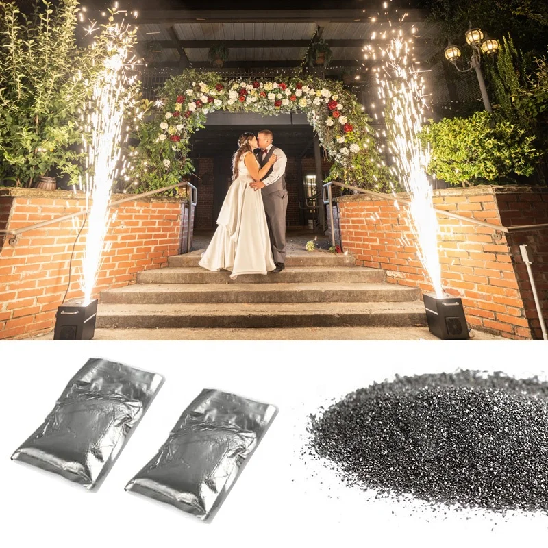 Wholesale Wedding Events 200g Safe Cold Spark Powder Spark Machine Metal Powder MSDS Certification for Fountain Sparkler Machine