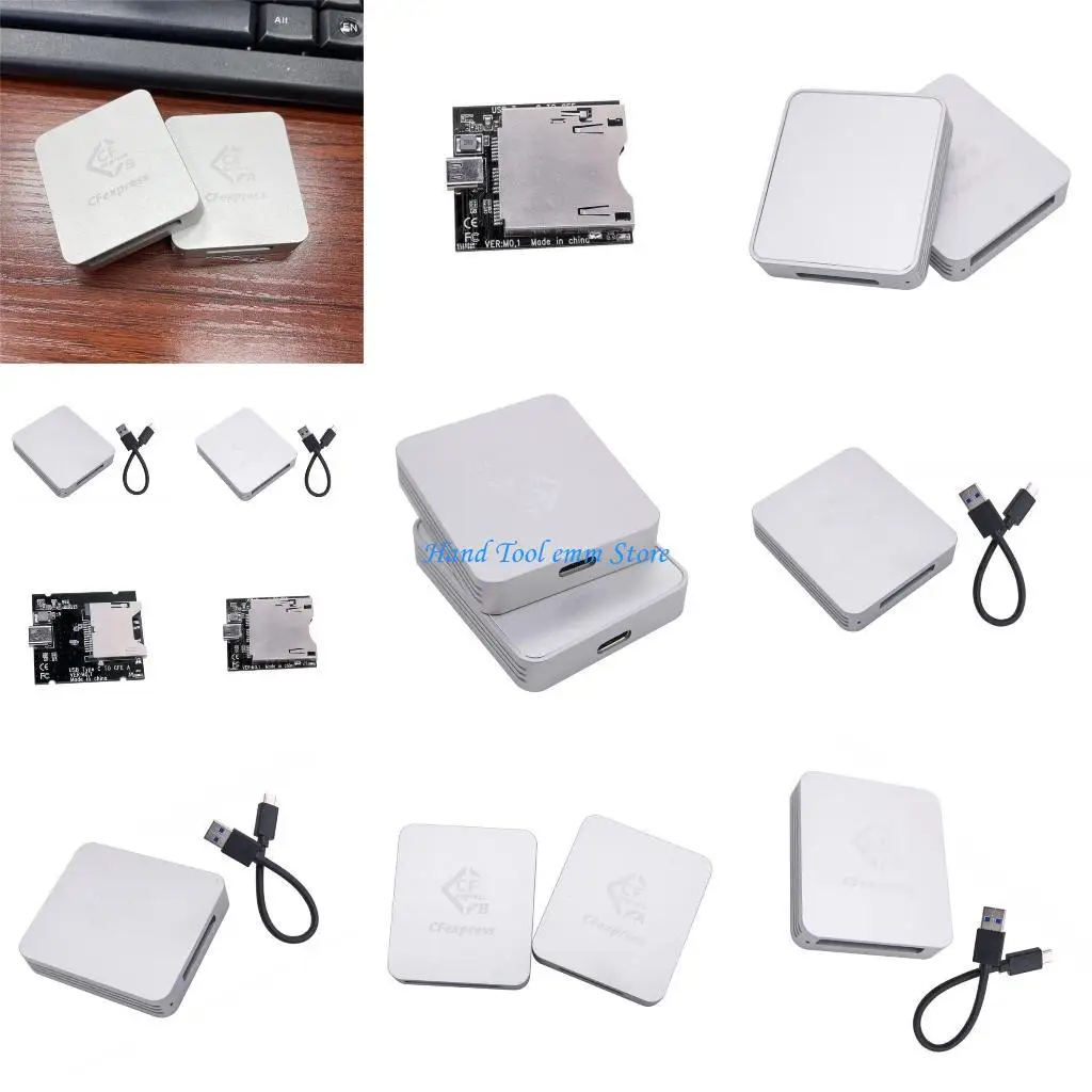 

H37F USB3.1 Card CFE Reader Fast Data Transfer USB TypeC CFexpress Card Card Reader