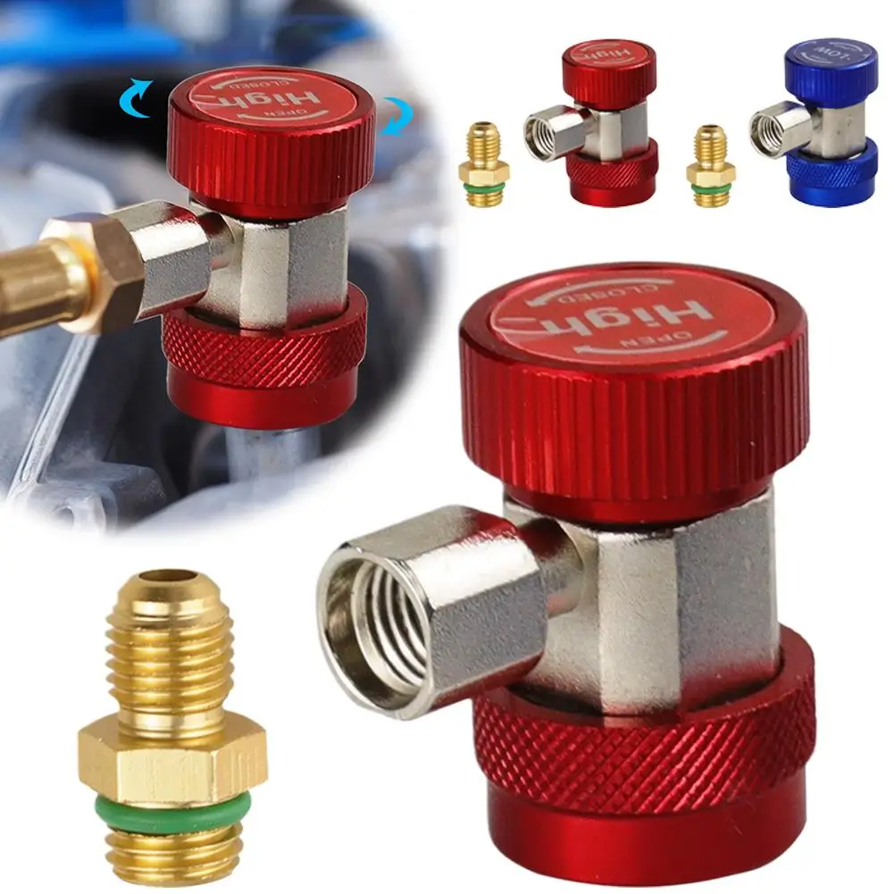 

Adjustable Quick Connector Fluorine Adjustable Quick Connector R134a For Automotive Air Conditioning Gauge Conversion Acces E2g1