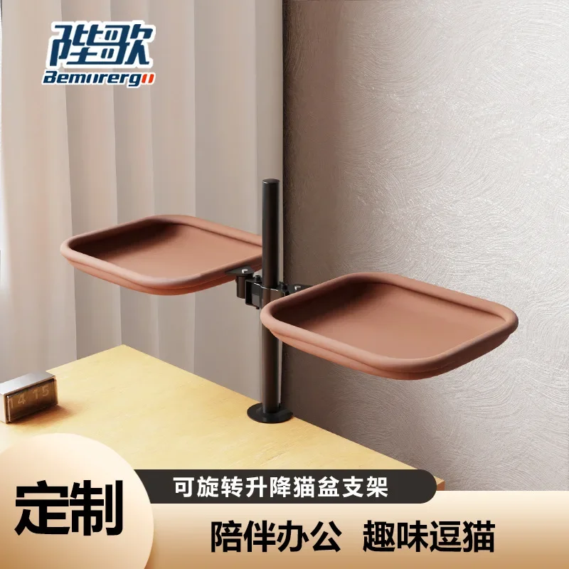 Suspended cat nest desktop  bed office  climbing rack desk  climbing frame pet  creative climbing