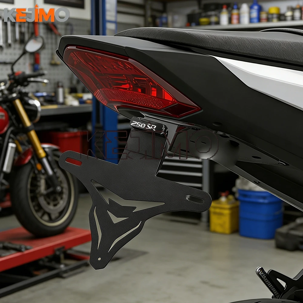 

Motorcycle FOR CFMOTO 250SR 300SR MY22 2019 2020 2021 2022 SR250 250 SR FUN 2023 License Plate Mount Bracket Number Plate Holder