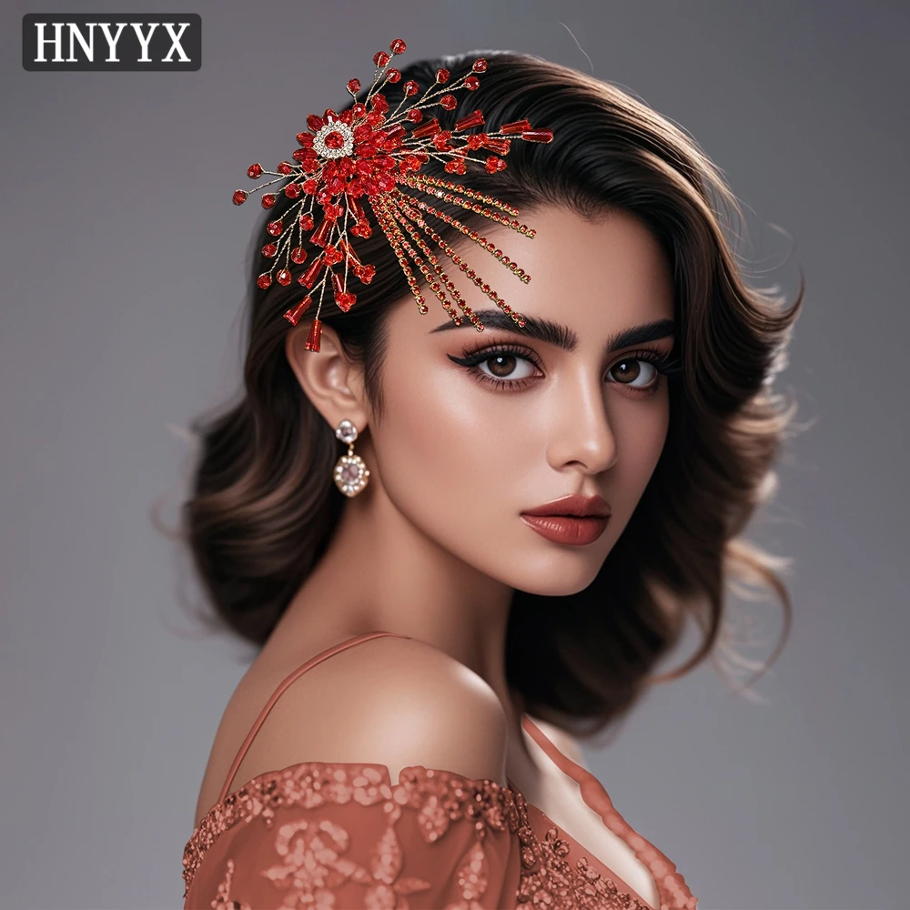 

HNYYX Wedding Crystal Hair Comb Unique Design Side Comb Elegant Luxury Headdress Fashion Bridal Hair Accessories A337