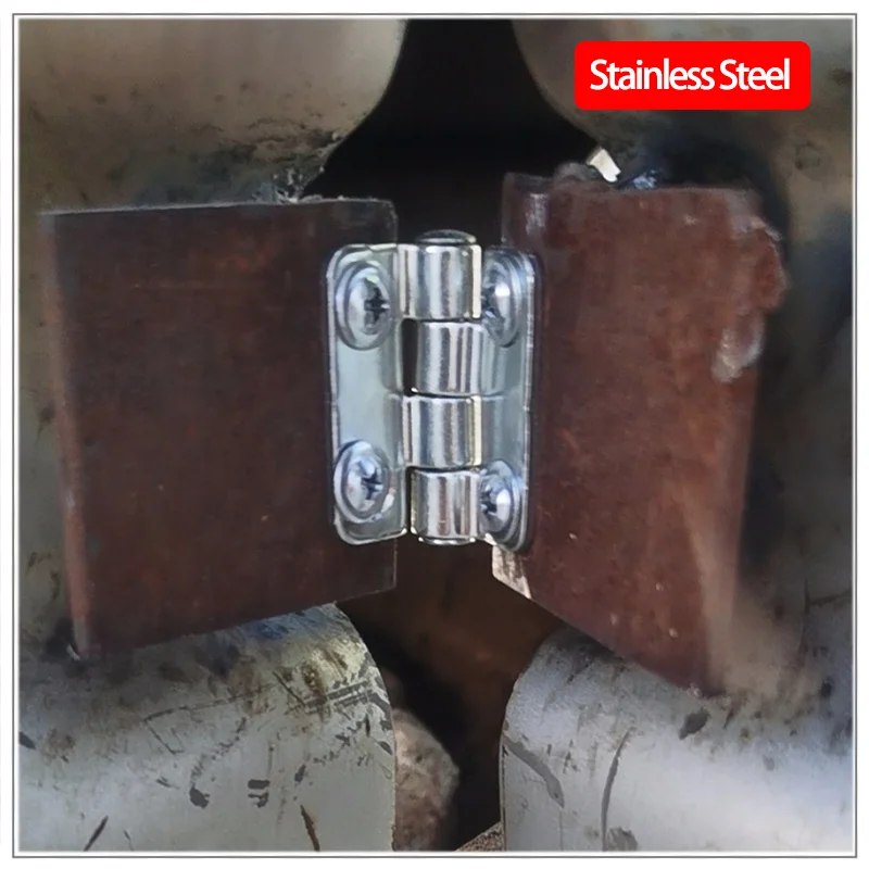 5pcs Stainless Steel Butterfly Hinge Thickened Industrial Flat Angle for Electrical Automation Equipment