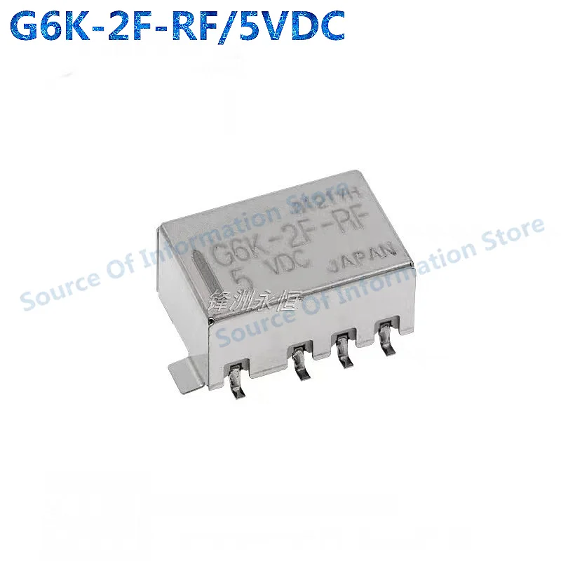 Relé de sinal de alta frequência G6K-2F-RF/5VDC 12VDC 24VDC 8Pin Módulo RF para componentes eletrônicos